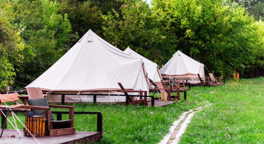 tentes au glamping salon iode 2024 les 31 janvier et 1er février au Chorus de Vannes
